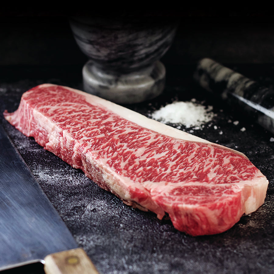 Grass-Fed Tajima Wagyu Beef – NY Strip Steak (10oz.)