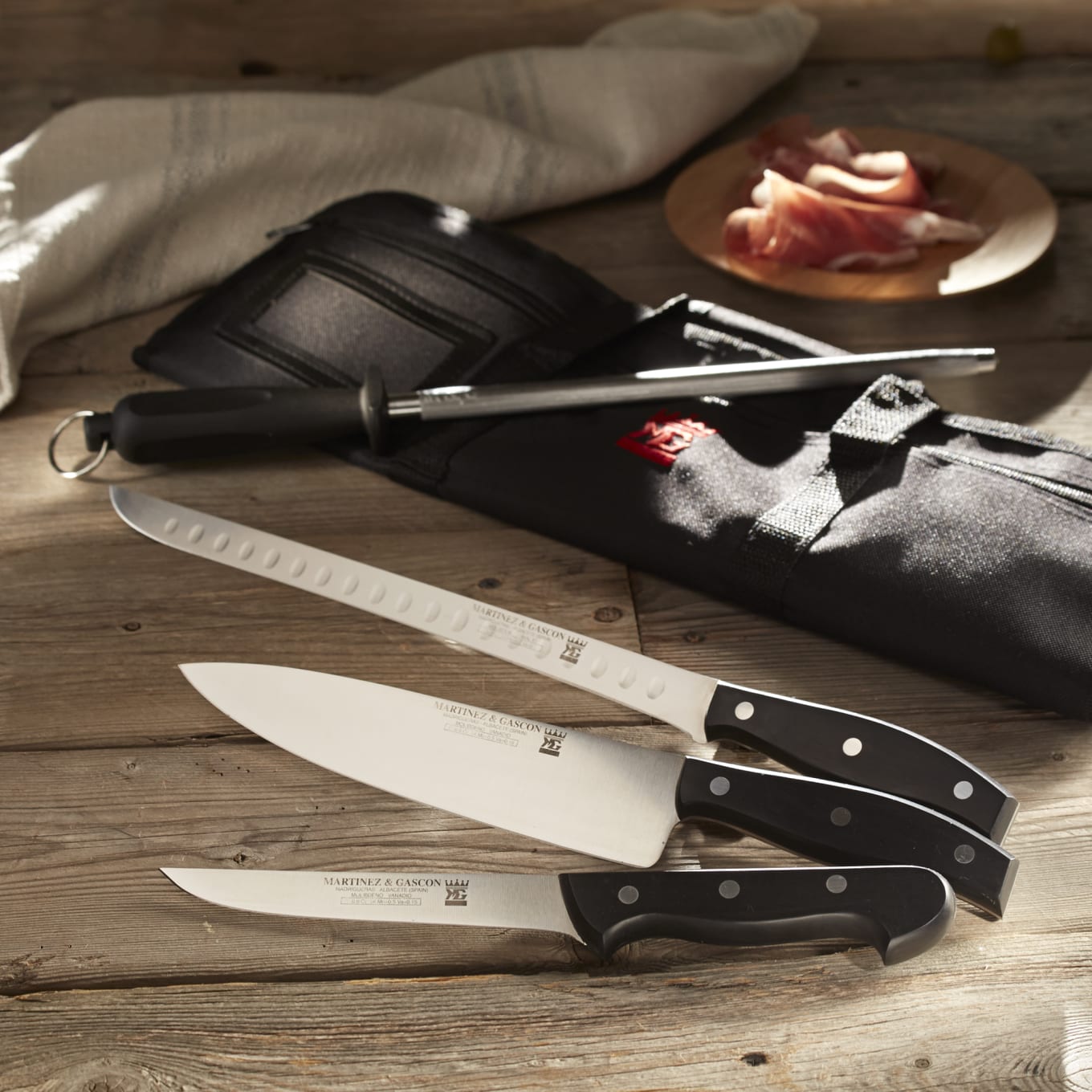 Jamón Knife Set with Canvas Case
