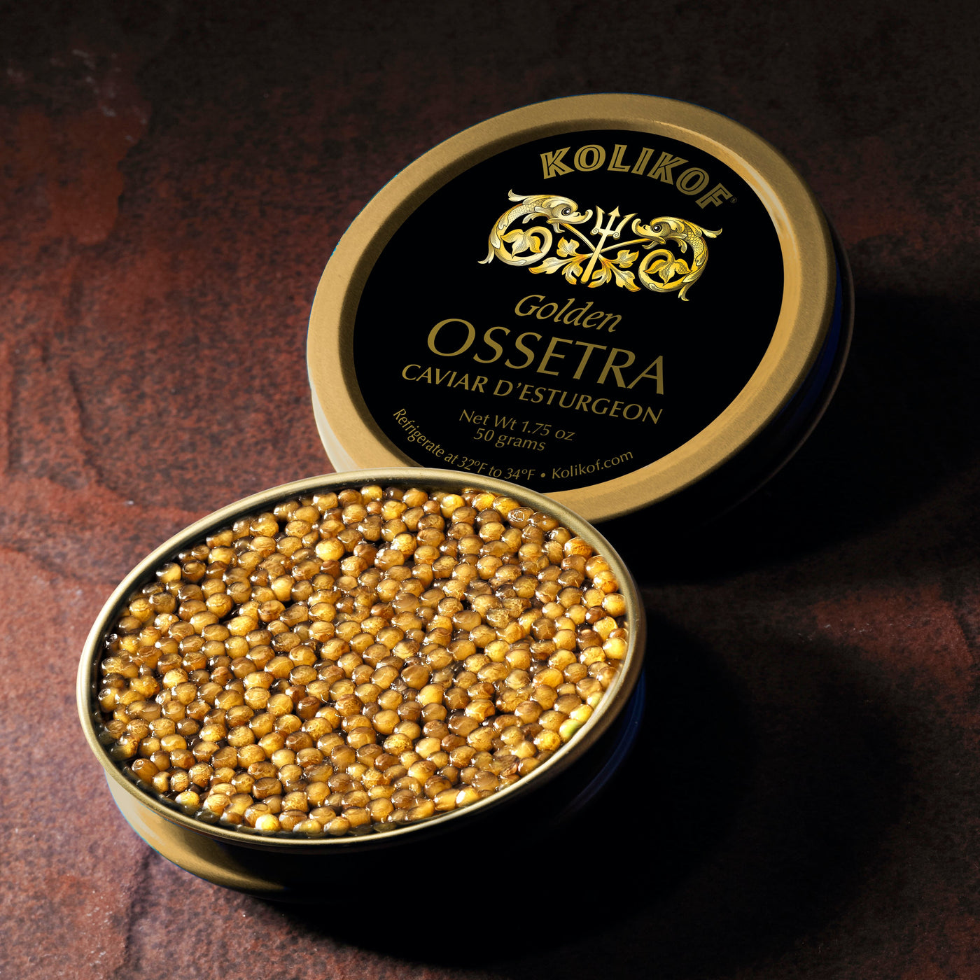 Golden Osetra (or Ossetra) Caviar by Kolikof