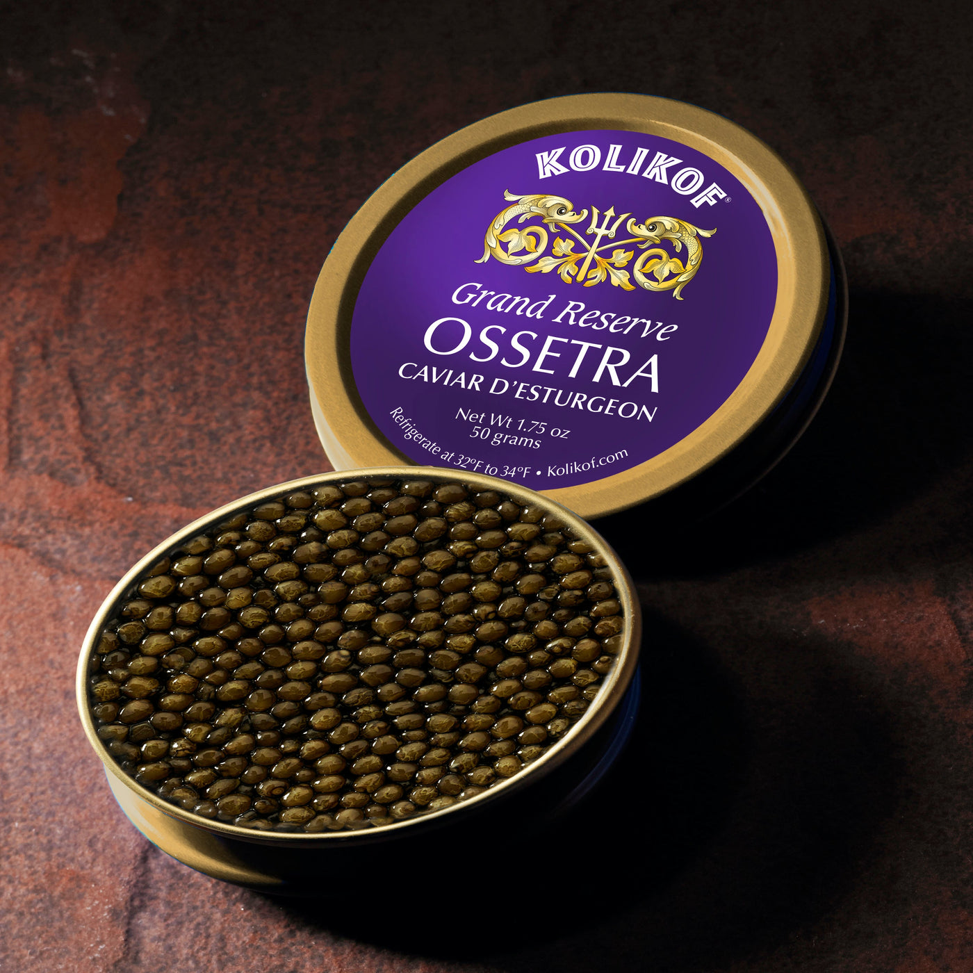 Russian Ossetra Caviar Grand Reserve by Kolikof Caviar the Best Caviar