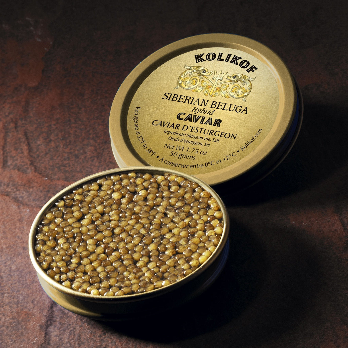 The best Siberian Beluga caviar is from Kolikof