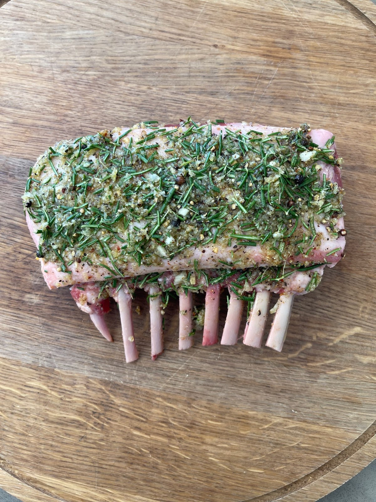 New Zealand Grass-Fed Lamb Rack - Approx. 1lb.